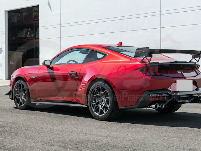 2024-UP FORD MUSTANG S650 COUPE | APR STYLE CARBON FIBER REAR HIGH WING SPOILER